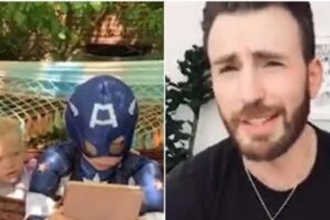 Chris Evans envoie un bouclier "Captain America" ​​à un garçon qui a sauvé sa sœur d'un chien