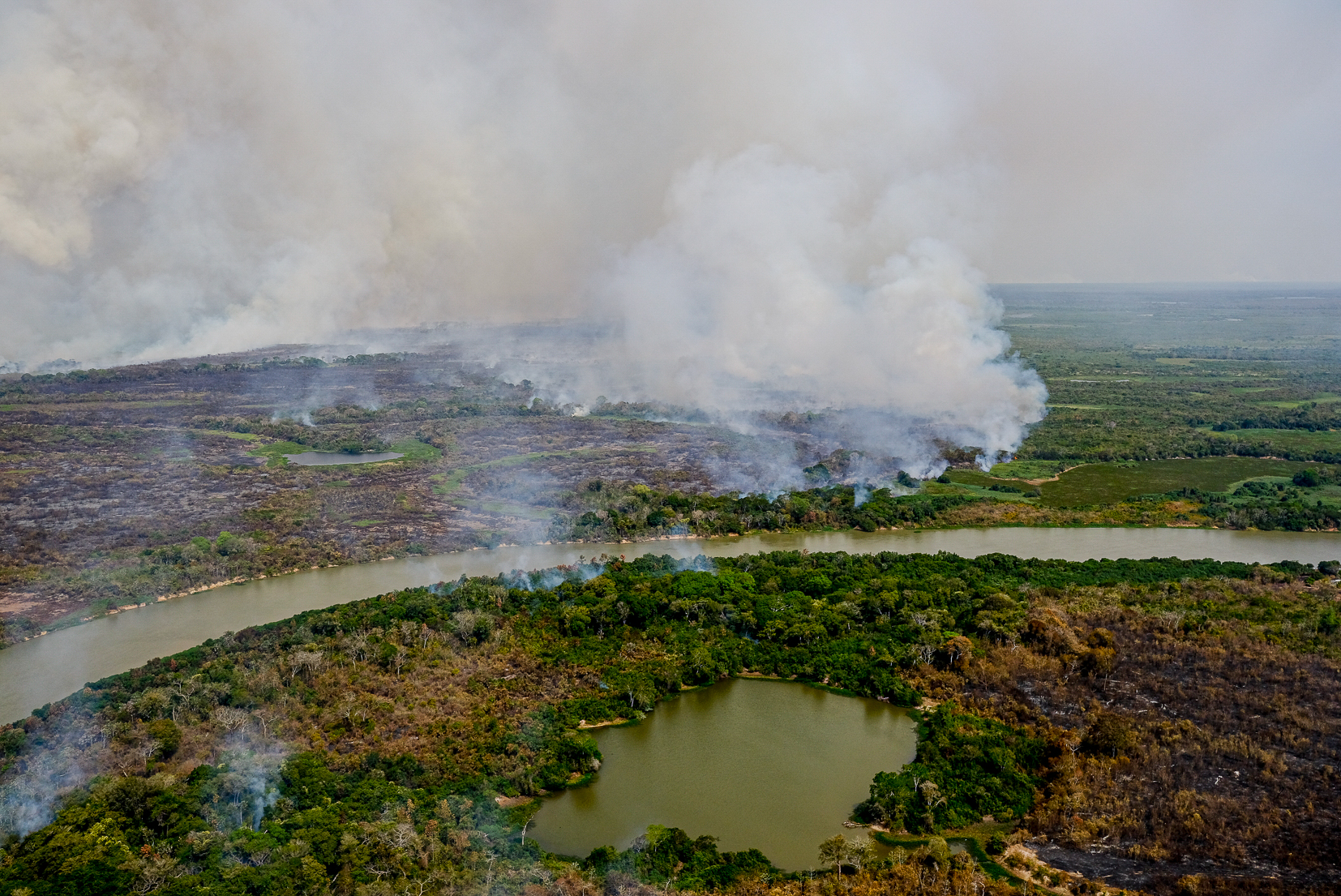 Lancement de l'opération Pantanal 2 pour lutter contre les incendies dans la région (Photo: Mayke Toscano / Secom-MT via des photos publiques)