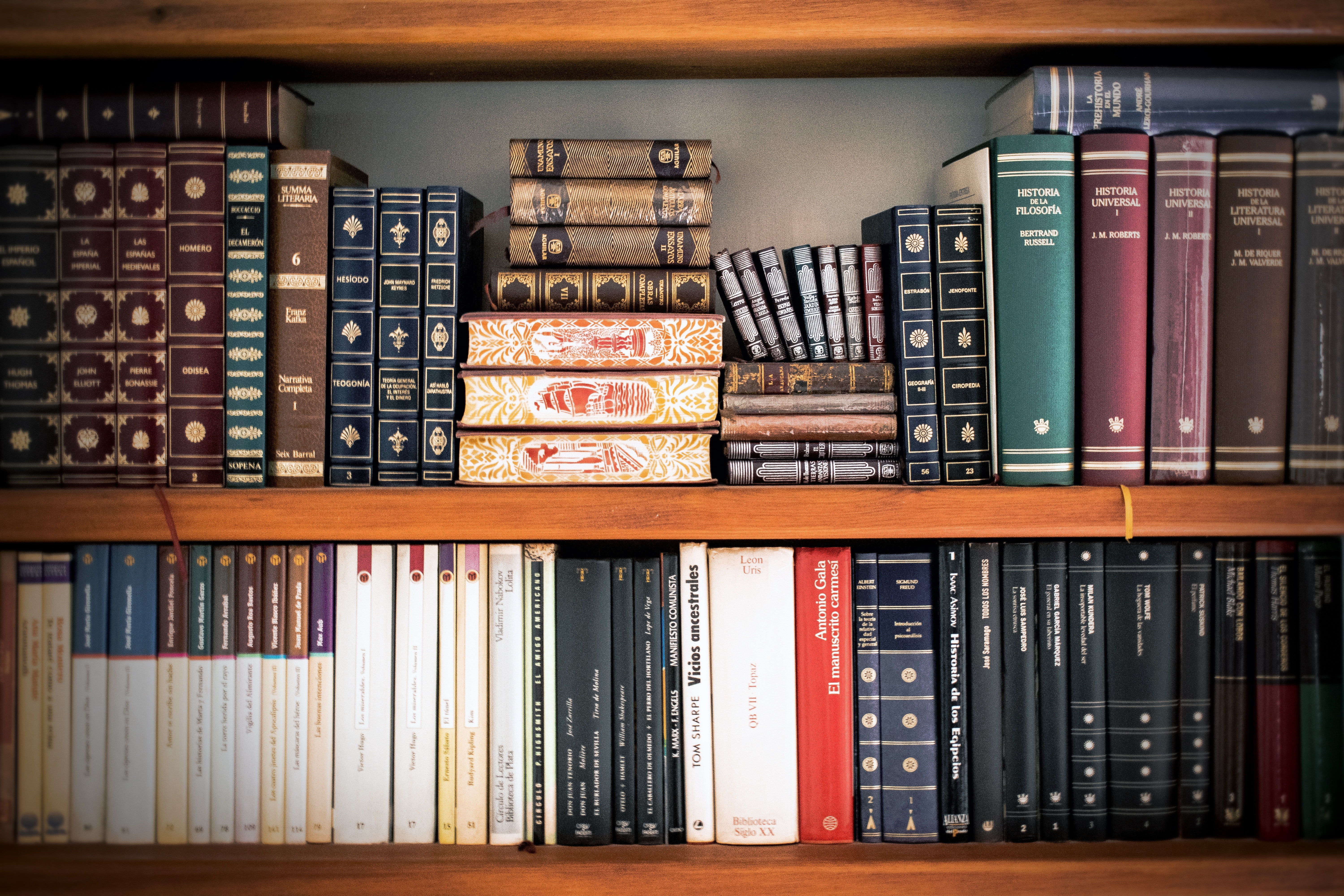 Étagère à livres. Contenu Lawfare.