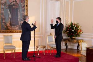 Wilson Ruiz Orejuela a pris ses fonctions de ministre de la Justice
