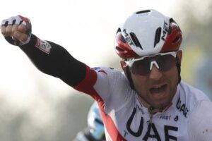 Le cycliste italien Diego Ulissi souffre d'une myocardite qui l'oblige à se reposer pendant des mois