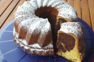 Dégustez un délicieux gâteau au rhum marbré