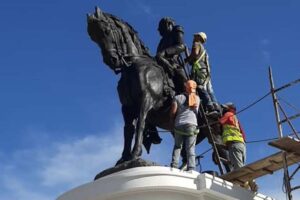 Ils effectuent des travaux de conditionnement à la caserne Páez de Maracay
