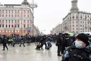 Les États-Unis rejettent les «tactiques dures» du gouvernement russe lors des manifestations de soutien à Navalni