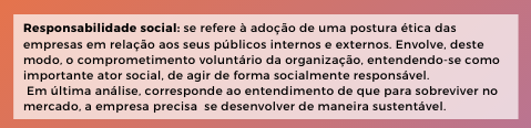 Cadre avec définition de la responsabilité sociale