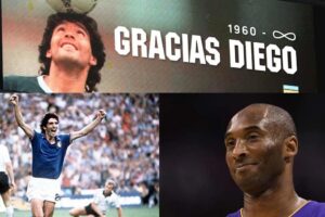 Maradona, Kobe Bryant et Paolo Rossi, trois légendes qui ont remporté 2020