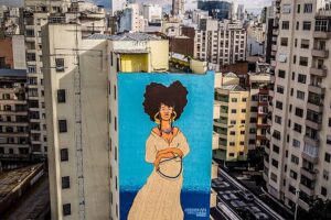 Minhocão remporte une intervention artistique avec un protagonisme noir