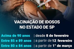 La vaccination contre le covid-19 pour les personnes âgées de São Paulo âgées de 85 à 89 ans commence vendredi
