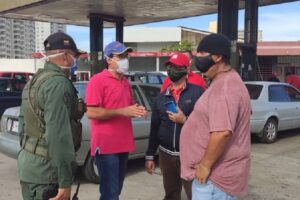 Numéro de plaque retiré pour fournir du carburant à Nueva Esparta