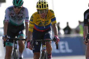 Sergio Higuita a terminé troisième de la troisième étape du Tour of the Emirates