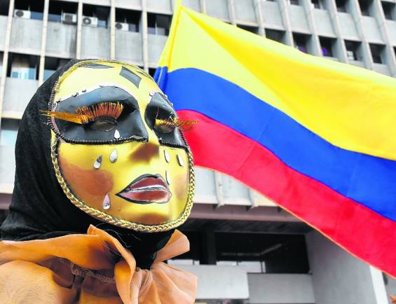 Protestation des artistes de Cali