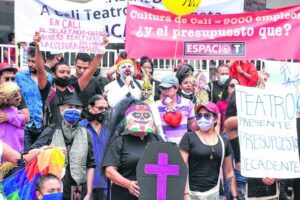 La marche avec laquelle les artistes de Cali réclament plus de ressources pour la culture