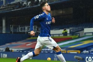 James Rodríguez ne sera pas présent dans le match entre Everton et Southampton