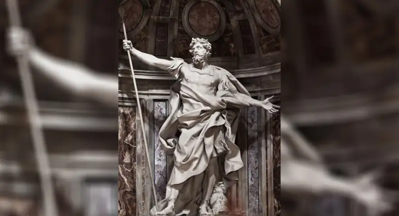 "Après sa conversion, il mène une vie monastique à Césarée, jusqu'à sa mort".  Photo: Twitter @elpresteblogspo