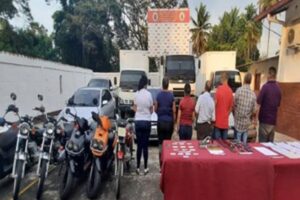 Sept arrêtés pour les 400 panels de cocaïne saisis à Táchira