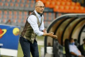 Alfredo Arias après la victoire du Deportivo Cali sur Equidad