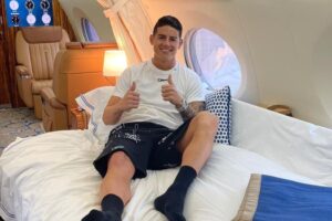 Les fans d&rsquo;Everton explosent contre James Rodríguez pour un voyage photo en Colombie
