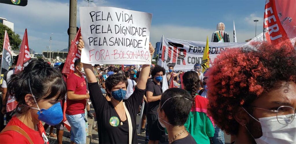 à l'extérieur de bolsonaro