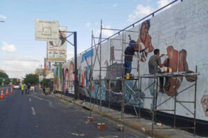 Aragua aura la plus grande fresque du bicentenaire du pays