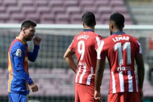 Avez-vous joué pour le Real?  L&rsquo;Atlético de Madrid fait match nul avec Barcelone et reste leader de la Ligue espagnole