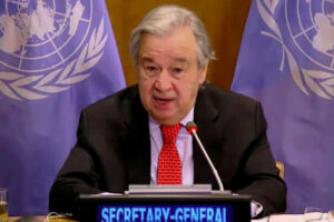 Guterres « choqué » par les victimes civiles de la frappe aérienne israélienne