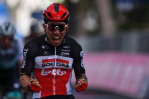 Le plus rapide!  L&rsquo;Australien Caleb Ewan a remporté la cinquième étape du Giro d&rsquo;Italia