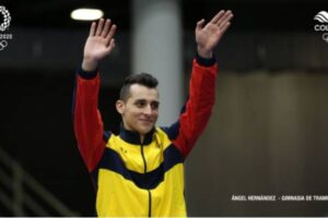 C&rsquo;était 49 aux Olympiens !  Ángel Hernández a remporté le championnat panaméricain de gymnastique et a obtenu un billet pour Tokyo