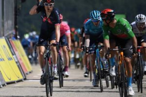 Geraint Thomas se retrouvait avec la cinquième étape du Dauphiné ;  Superman, le meilleur en général