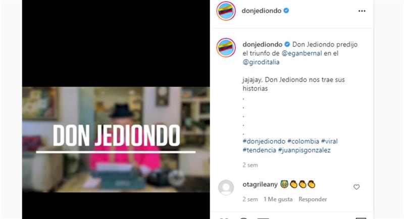Capture d'écran.  Photo : Instagram