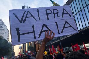 la grande majorité des gens rejettent Bolsonaro