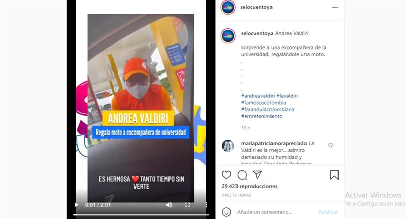 Cliquez pour voir la vidéo.  Photo : Instagram