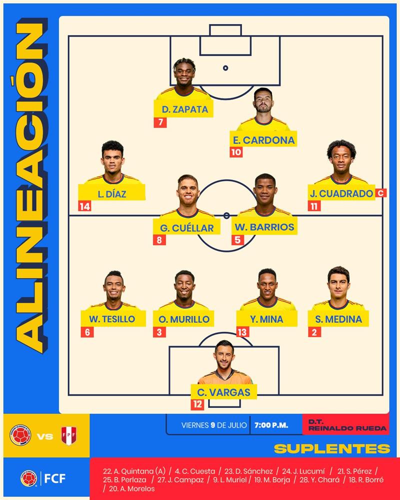 Photo : Twitter Press Networks Sélection Colombie.