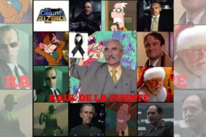 Raúl de la Fuente, acteur de doublage mythique et qui était le narrateur de « Caballeros del Zodiaco », est décédé.
