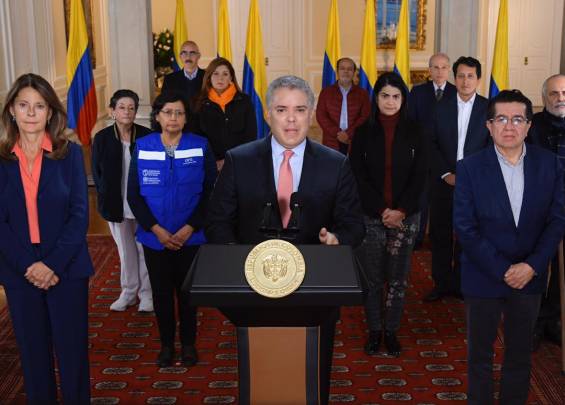 Iván Duque déclare la quarantaine