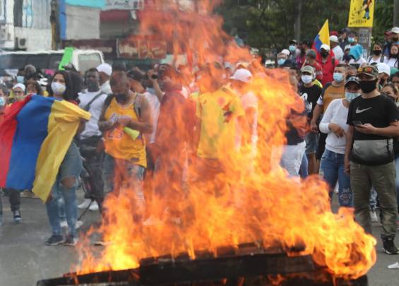 Grève nationale du 28 avril à Cali