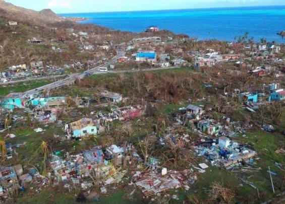 Dévastation à Providencia par l'ouragan