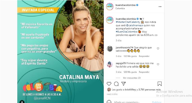 Capture d'écran.  Photo : Instagram