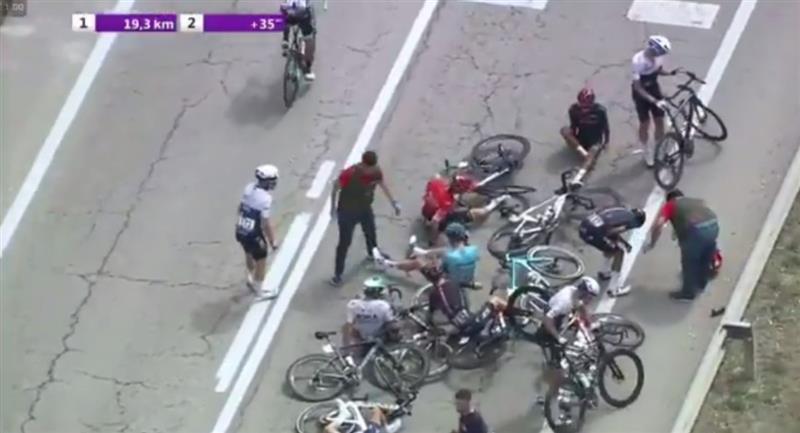 Photo : Twitter Réseaux de presse Vuelta a Burgos.