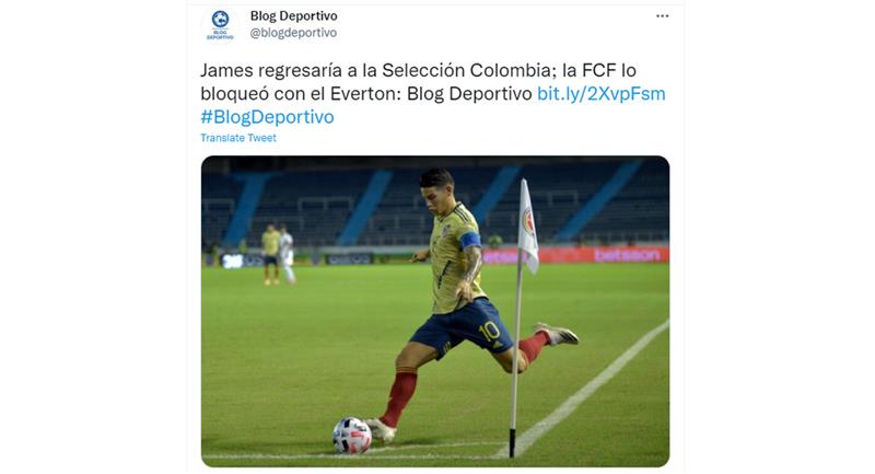Photo : Blog sportif de Twitter