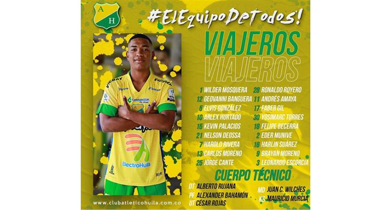 Photo : Instagram Atlético Huila