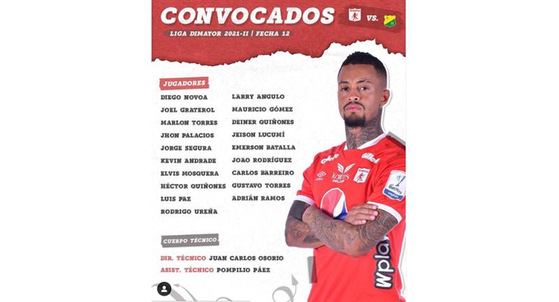 Photo : Instagram Amérique de Cali