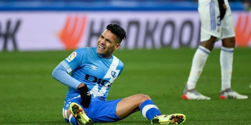 Blessure de Falcao au Rayo Vallecano. Photo : AFP Blessure de Falcao au Rayo Vallecano. Photo : AFP