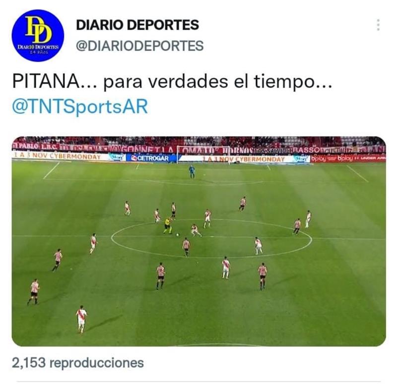 Capture d'écran.  Photo : Twitter @DIARIODEPORTES