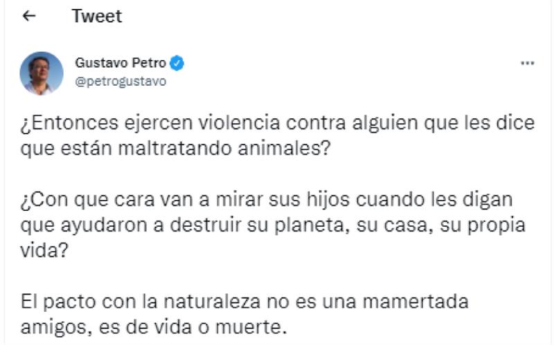 Photo : Twitter @petrogustavo