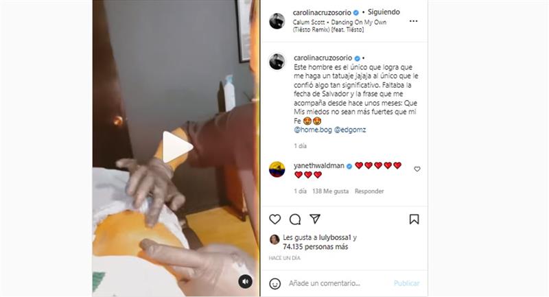 Cliquez pour voir la vidéo.  Photo : Instagram