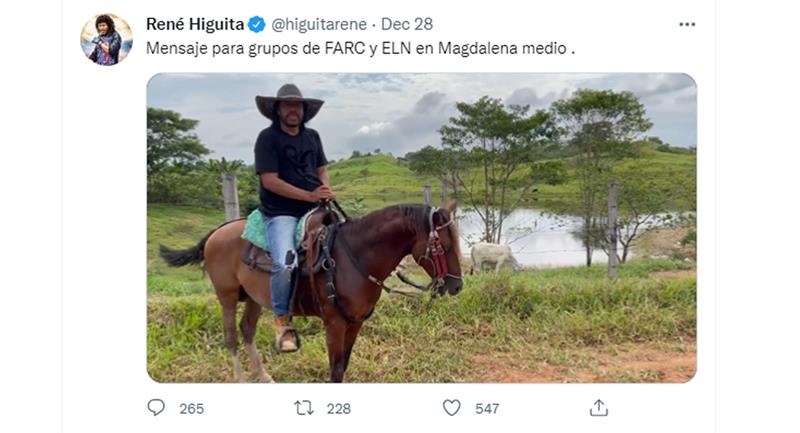 Photo : Twitter René Higuita