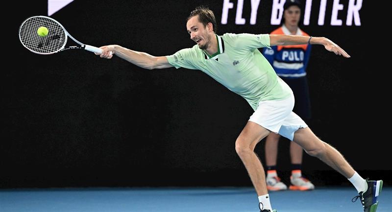 Medvedev n'a pas pu briser le champion d'Espagne.  Photo: EFE