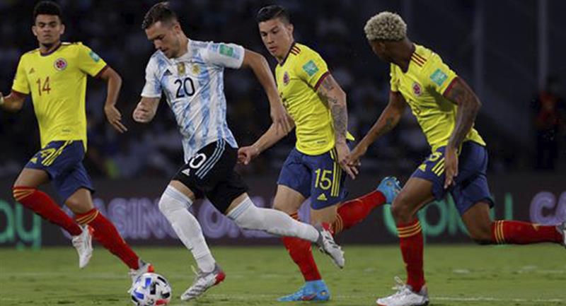 L'Argentine a battu la Colombie pour les éliminatoires.  Photo: EFE
