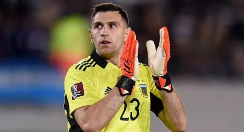 Emiliano Martínez gardien de but de l'équipe nationale argentine.  Photo: Instagram Dibu Martínez