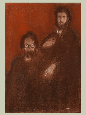 Amis, Di Cavalcanti, 1921 - Collection : Pinacoteca do Estado. Reproduction : Isabella Matheus